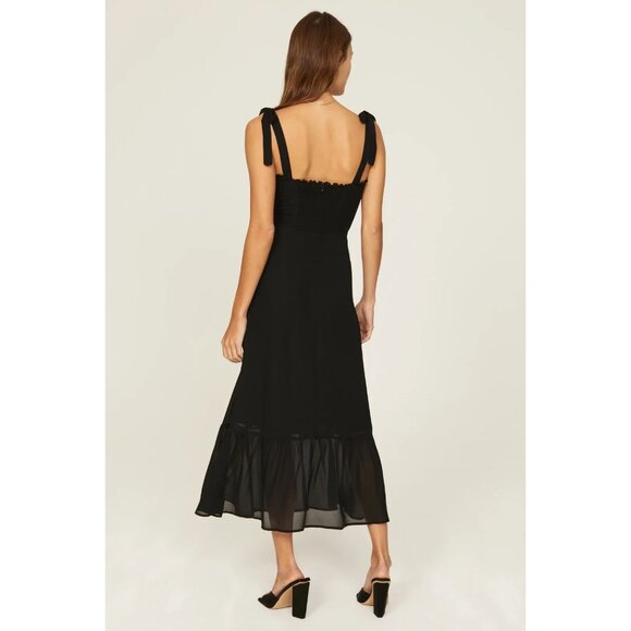 Reformation Nikita Dress in Black - Picture 3 of 10